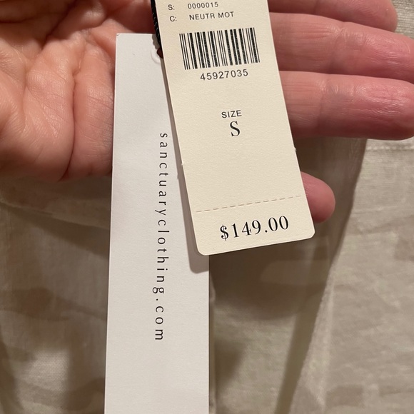 Sanctuary Linen snap and hidden zip front jacket - Picture 4 of 4